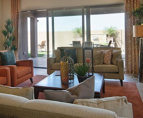 consider where the patio door needs to go