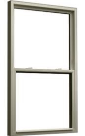 V4000 Tan Single Hung window interior